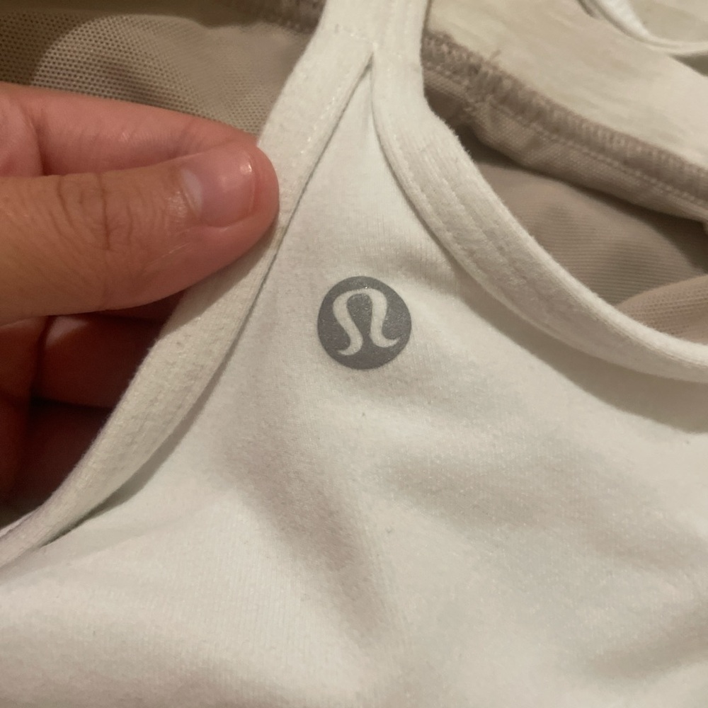 lululemon athletica White Tank Top